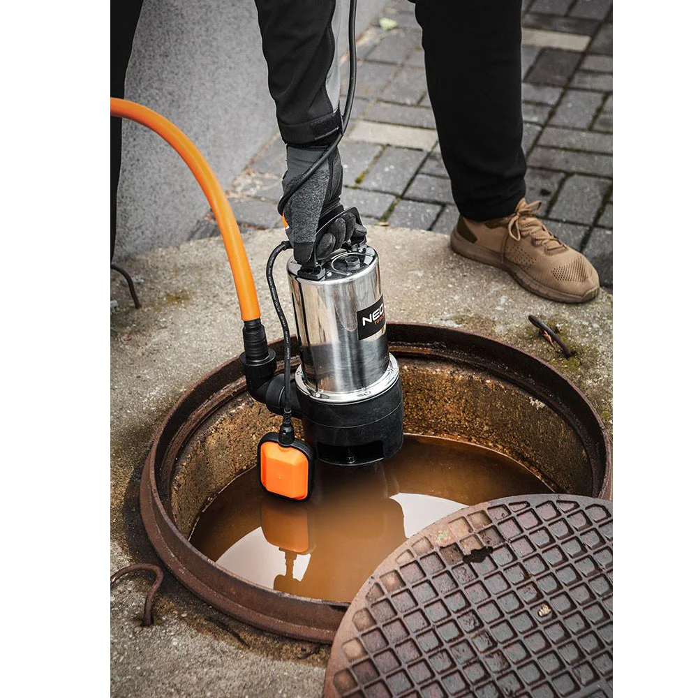 Potapajuća pumpa za prljavu vodu 1100 W – NEO TOOLS 04-736 - Слика 13
