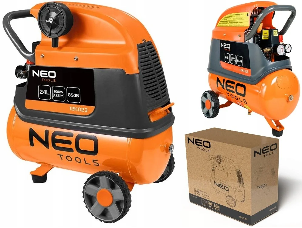 Kompresor za vazduh (uljni) od 24L – NEO TOOLS 12K023 - Слика 3
