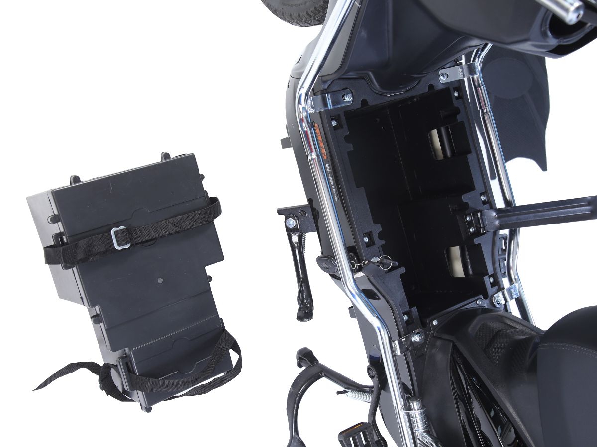 Električni bicikl 16" PHANTOM 250W 60V/27Ah GRAFEN crvena - Слика 5