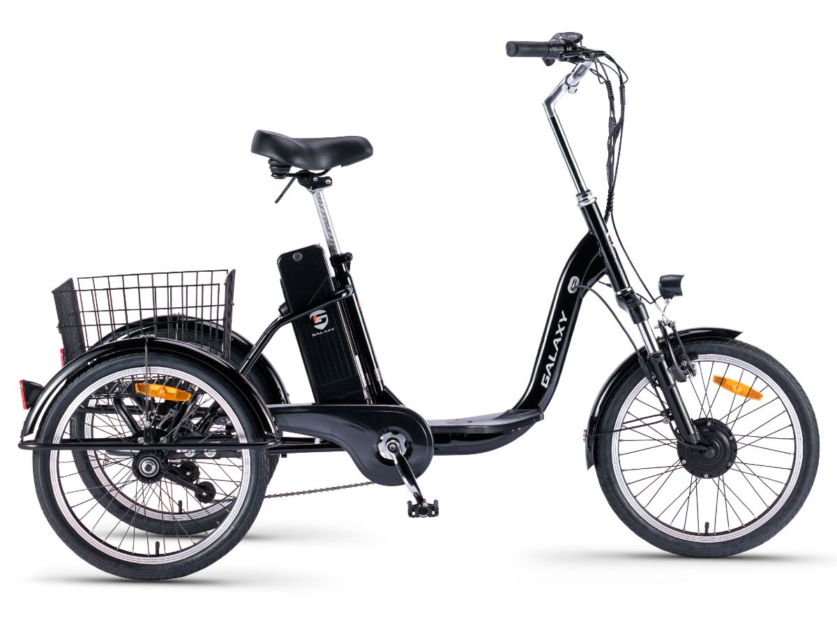 Električni tricikl 20" VIGO (250W 36V/10.4Ah lithium) crna - Слика 2