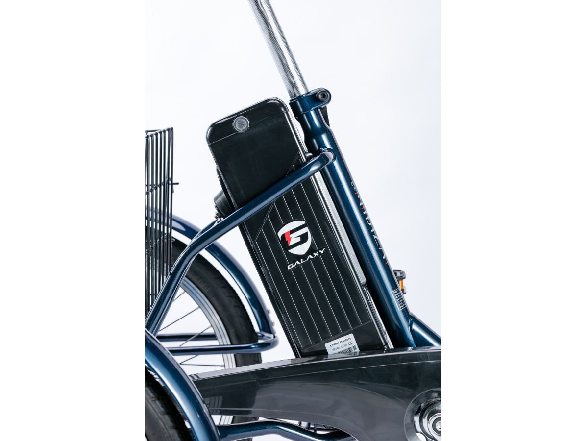 Električni tricikl 20" VIGO (250W 36V/10.4Ah lithium) crna - Слика 9