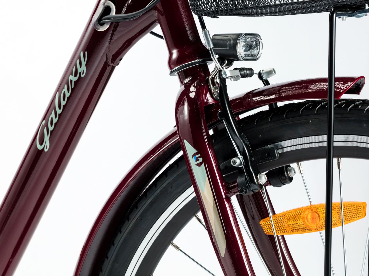 Električni bicikl 26" BARCELONA (250W 36V/10.4Ah lithium) bordo - Слика 3