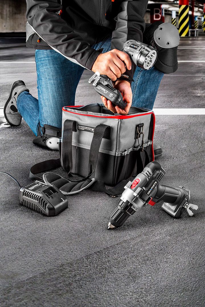 Akumulatorska bušilica – set (58G016) – GRAPHITE - Слика 2