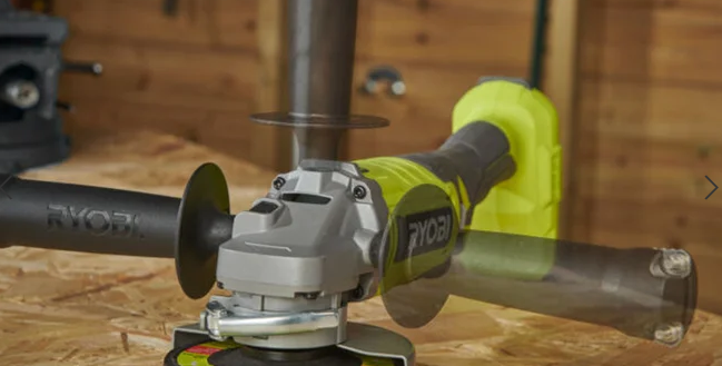 Set aku. ugaona brusilica (125mm) + punjač+ baterija 4Ah (18V ONE+™) – RYOBI RAG18125-1C40S - Слика 6